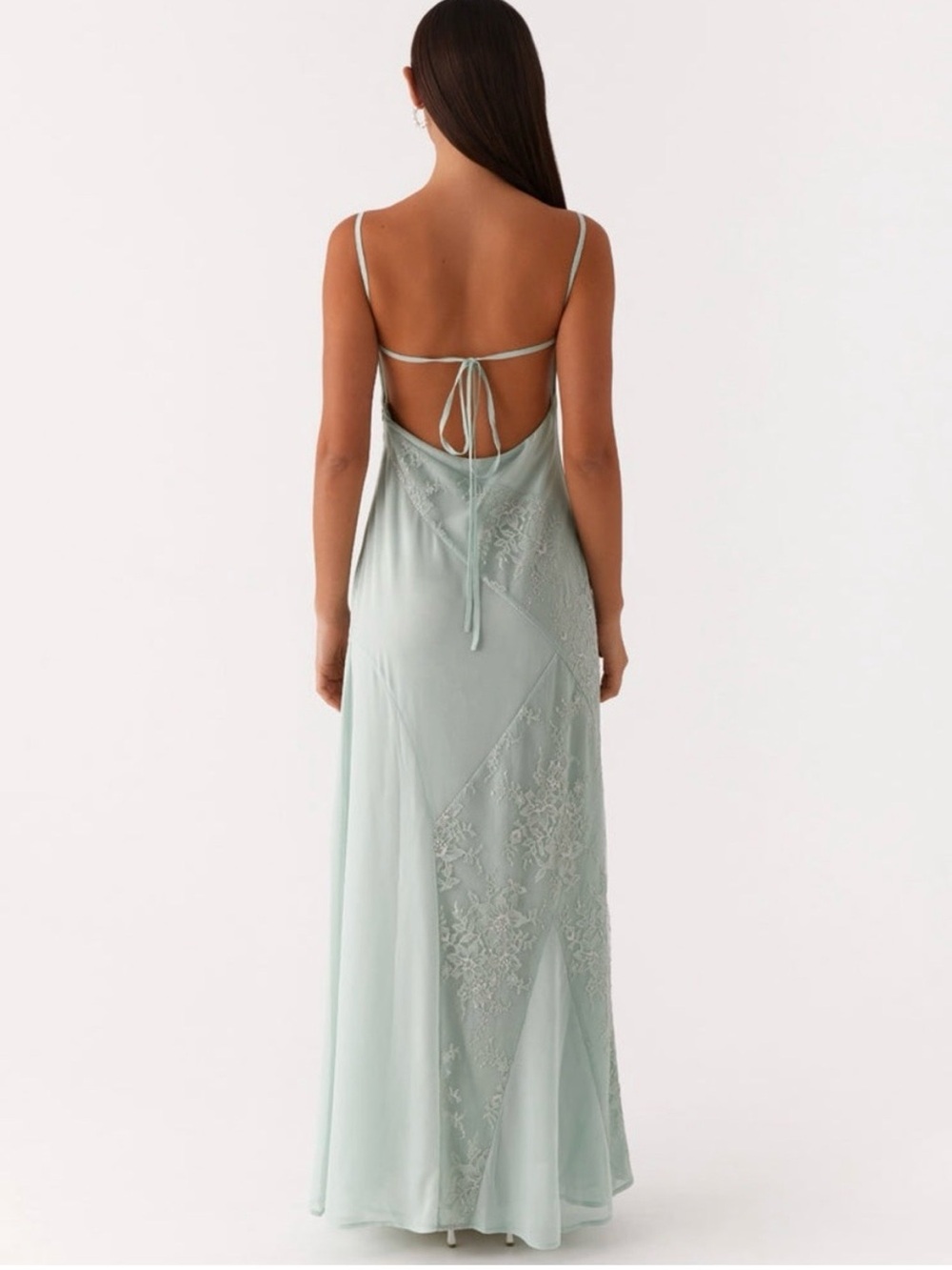 NWT PEPPERMAYO- Gabriana Maxi Dress Sage Size 8 - Picture 2 of 7